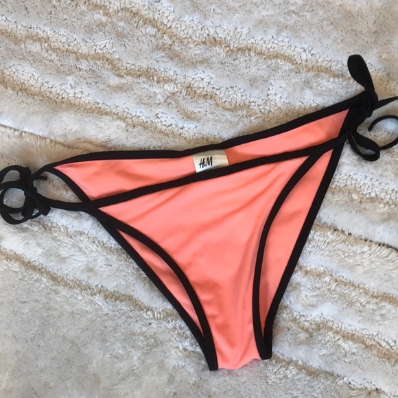 bright orange bikini bottoms